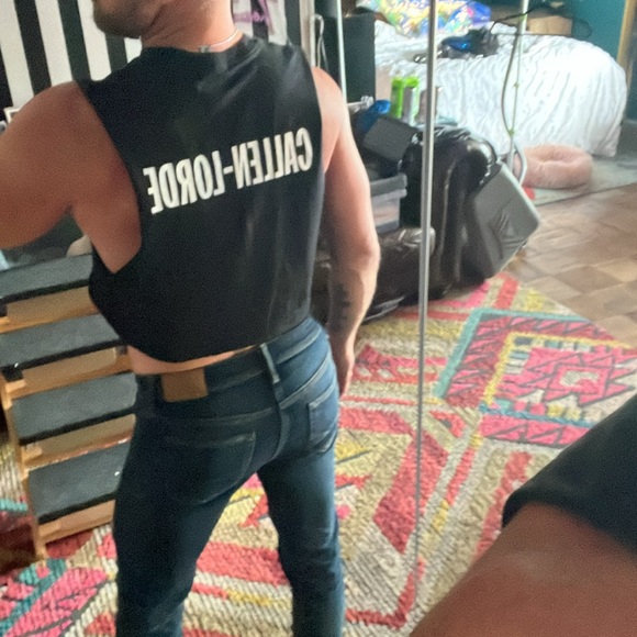 Men’s rare, Callen-lorde Keith Herring, custom one-of-a-kind crop top - Picture 2 of 7